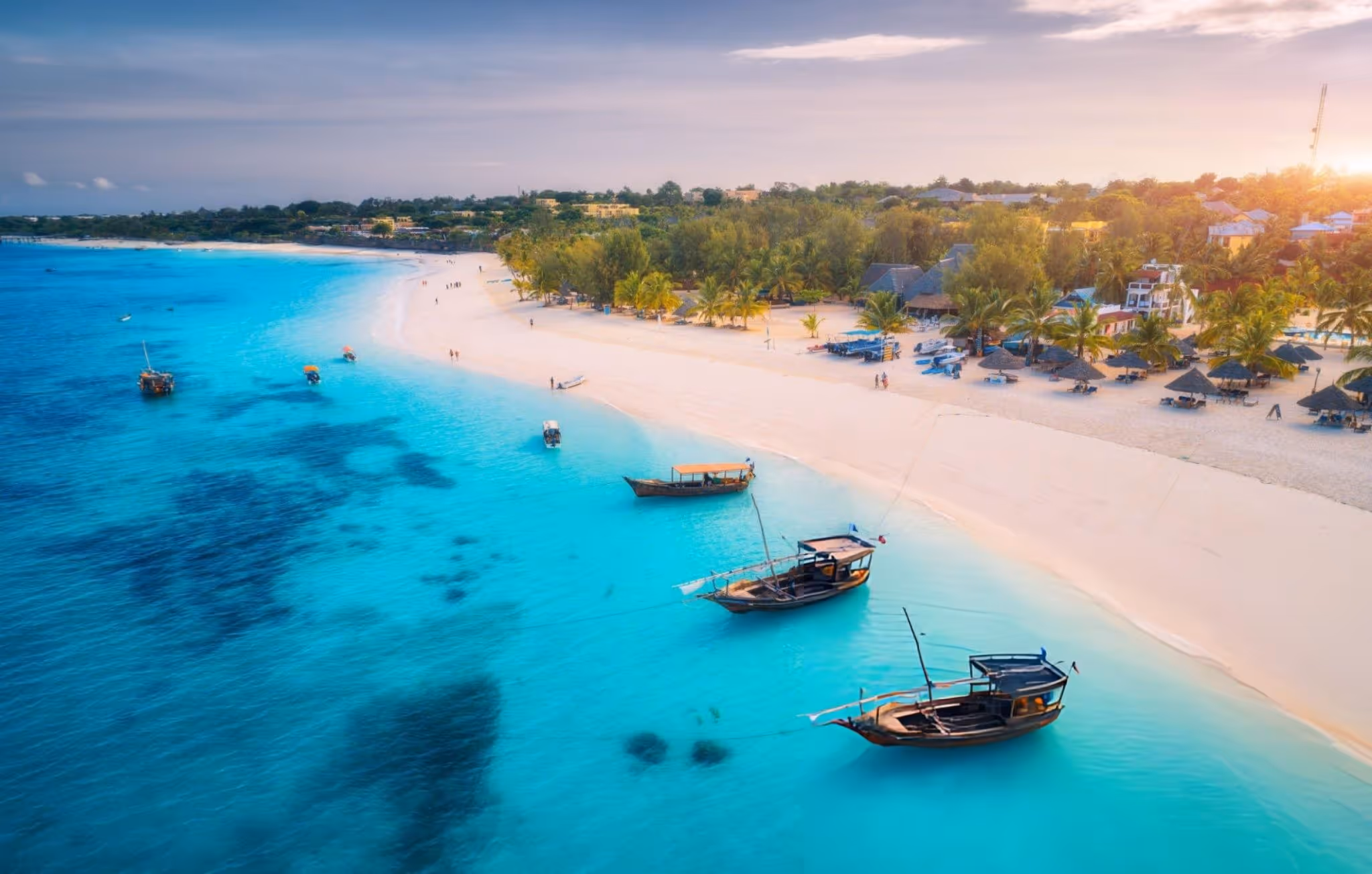 Summer holiday on the Indian Ocean, Zanzibar.