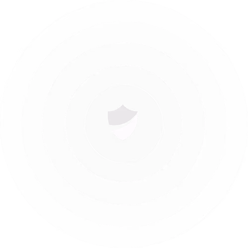 Das Logo von Arbeitssicherheit Zeidler mit geschwungener Linie im Mittelpunkt konzentrischer schwarzer Kreise.