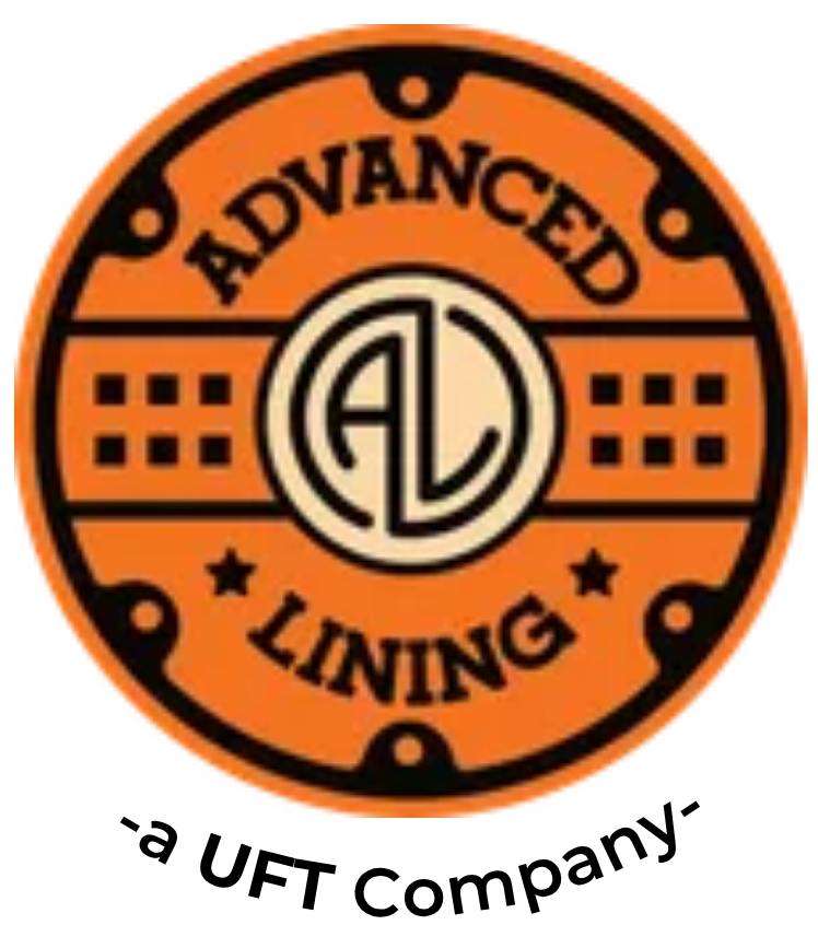 Advanced Lining orange badge company logo