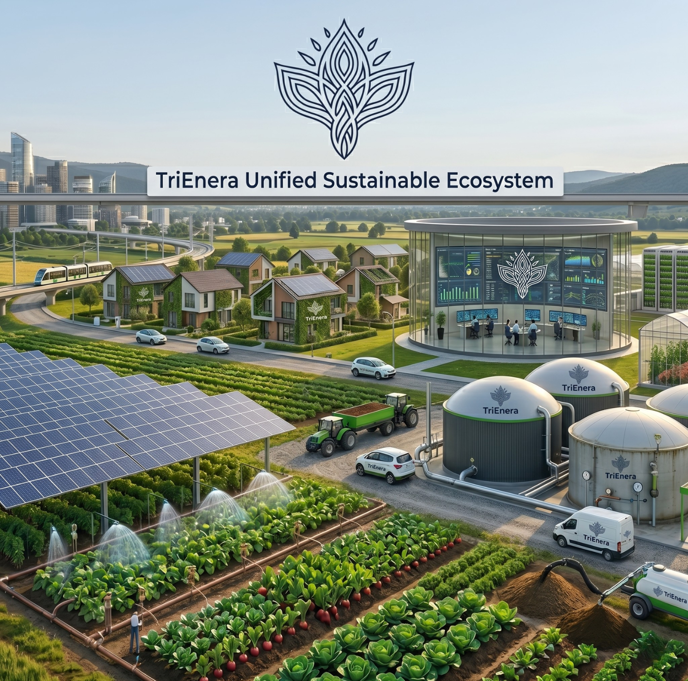 TriEnera circular infrastructure systems overview.