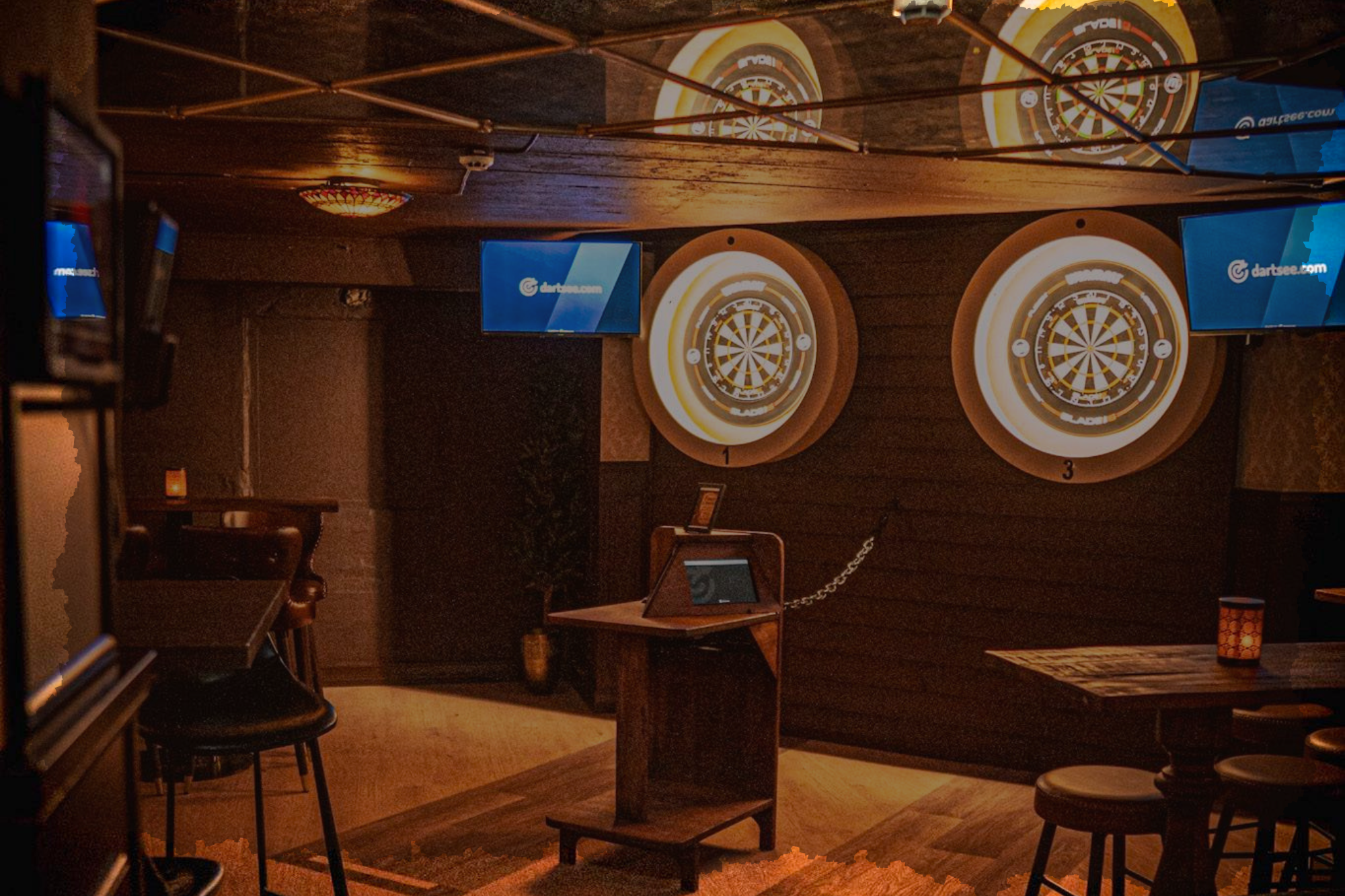 Smart Darts board at Red Rabbit Pub