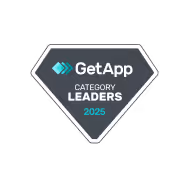 GetApp Category Leaders 2025 badge.
