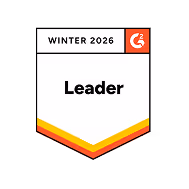 Badge labeled 'Winter 2026 Leader' with a red logo in the top right corner.