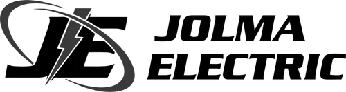 Jolma Electric logo with a stylized lightning bolt inside a circular swoosh.