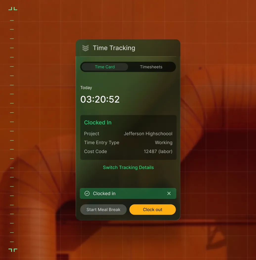 Expense and payroll screenshot
