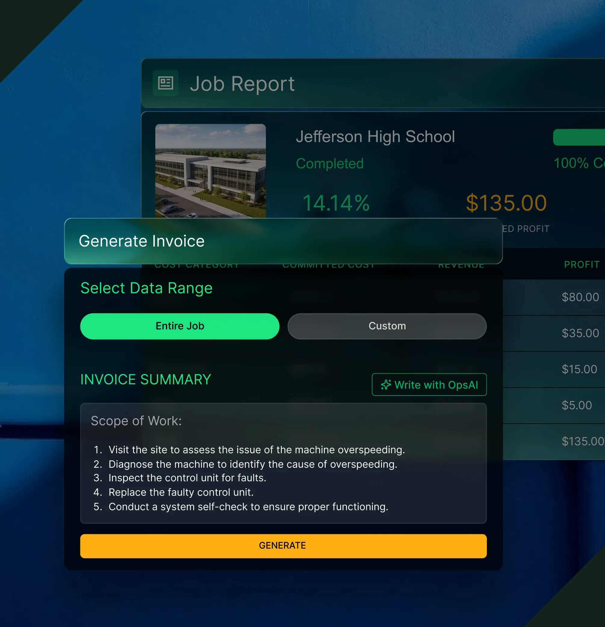Invoice hero screenshot