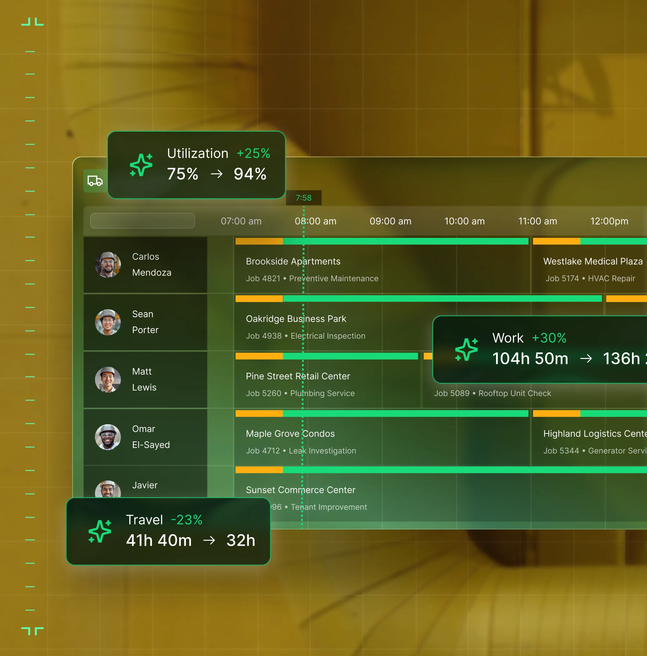 Smart dispatch screenshot