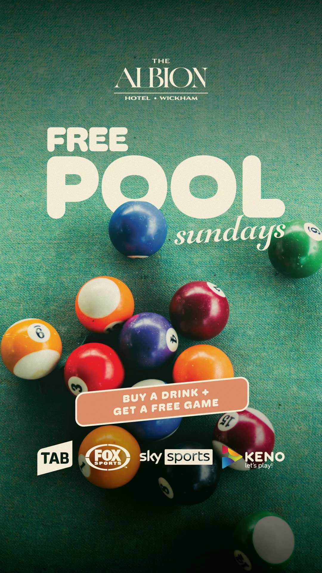 Free Pool Sundays