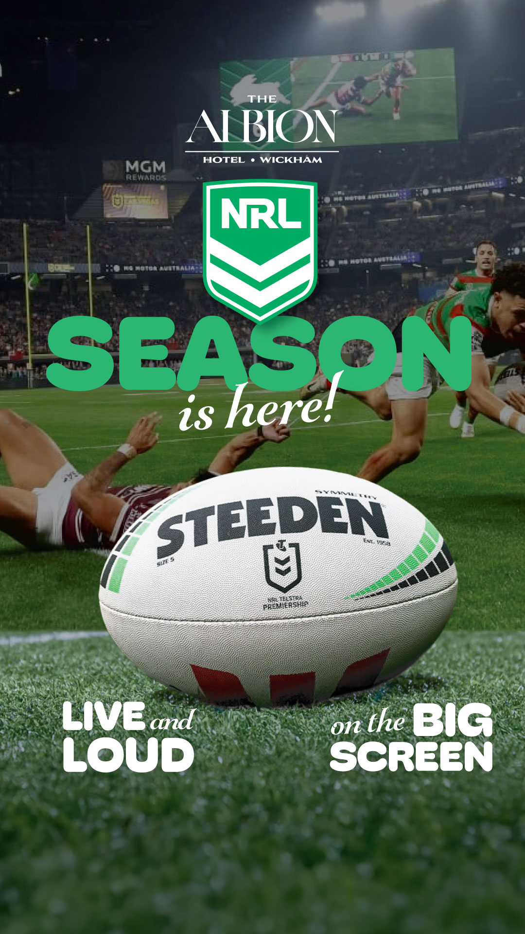 Catch All NRL Games LIVE & LOUD