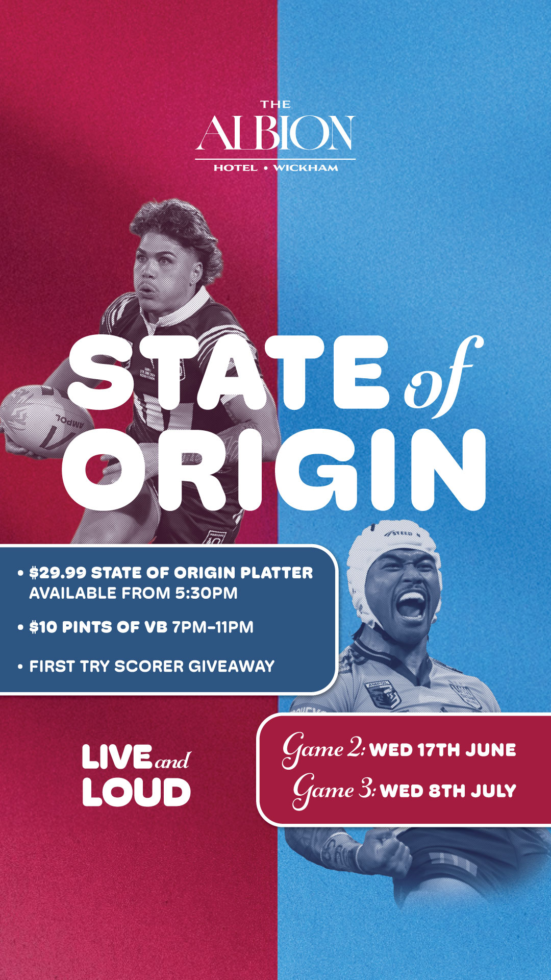 State of Origin LIVE & LOUD