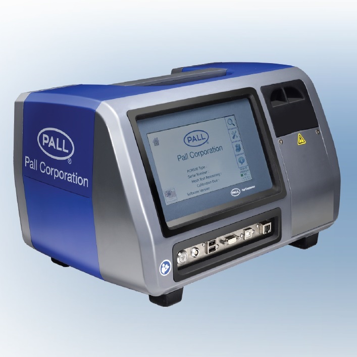 Pall Corporation monitoring device with touchscreen and multiple ports for industrial use.
