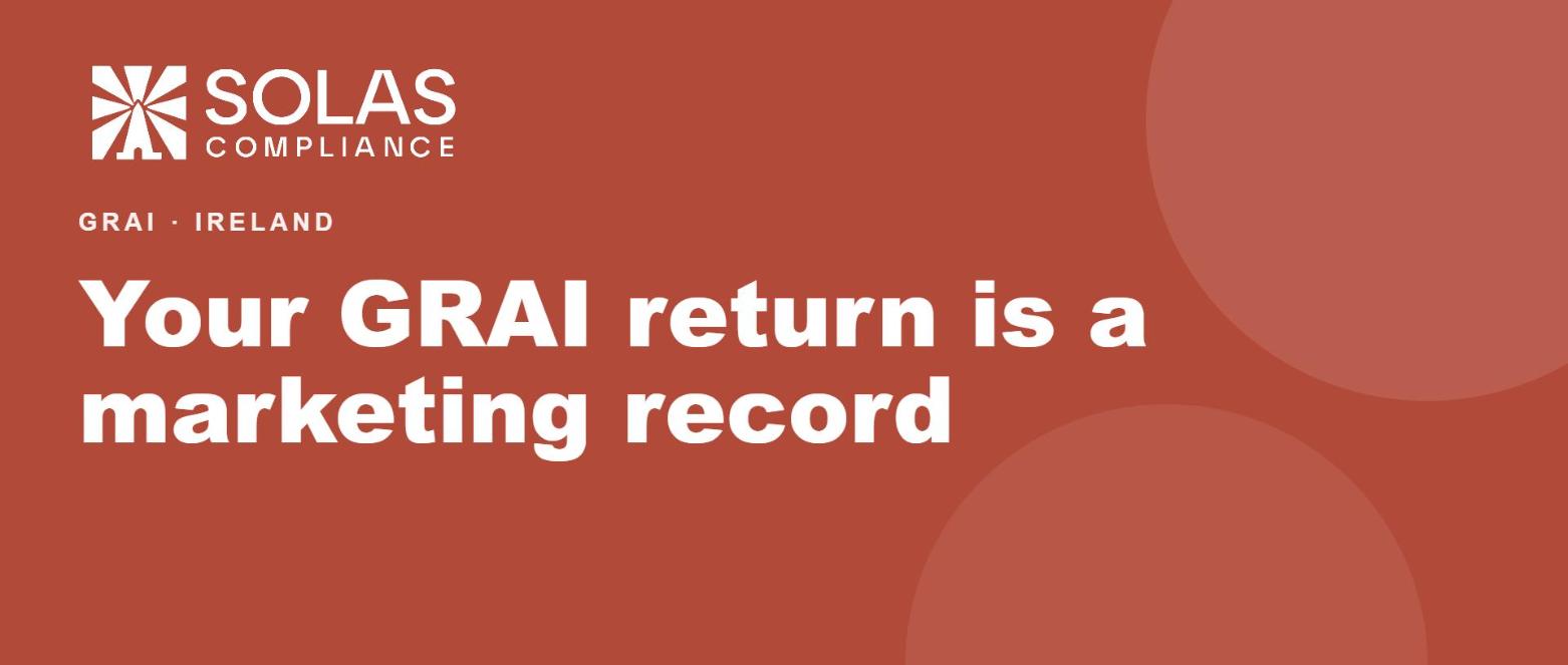 Your GRAI return is a marketing record