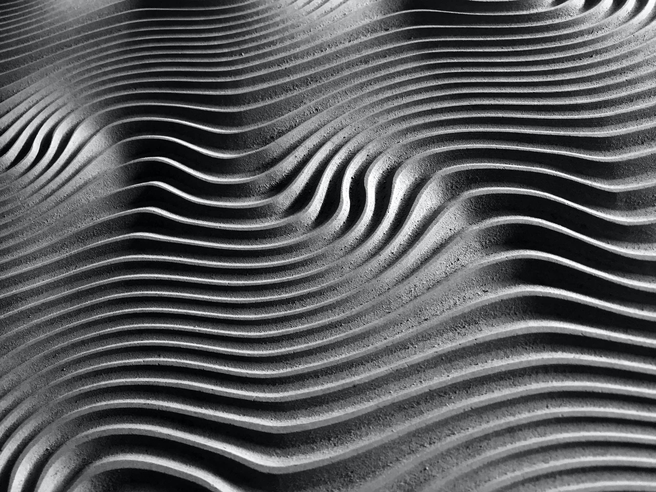 pattern in the sand