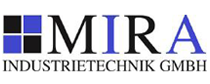 Blau/Schwarzes Logo von MIRA Industrietechnik GmbH.