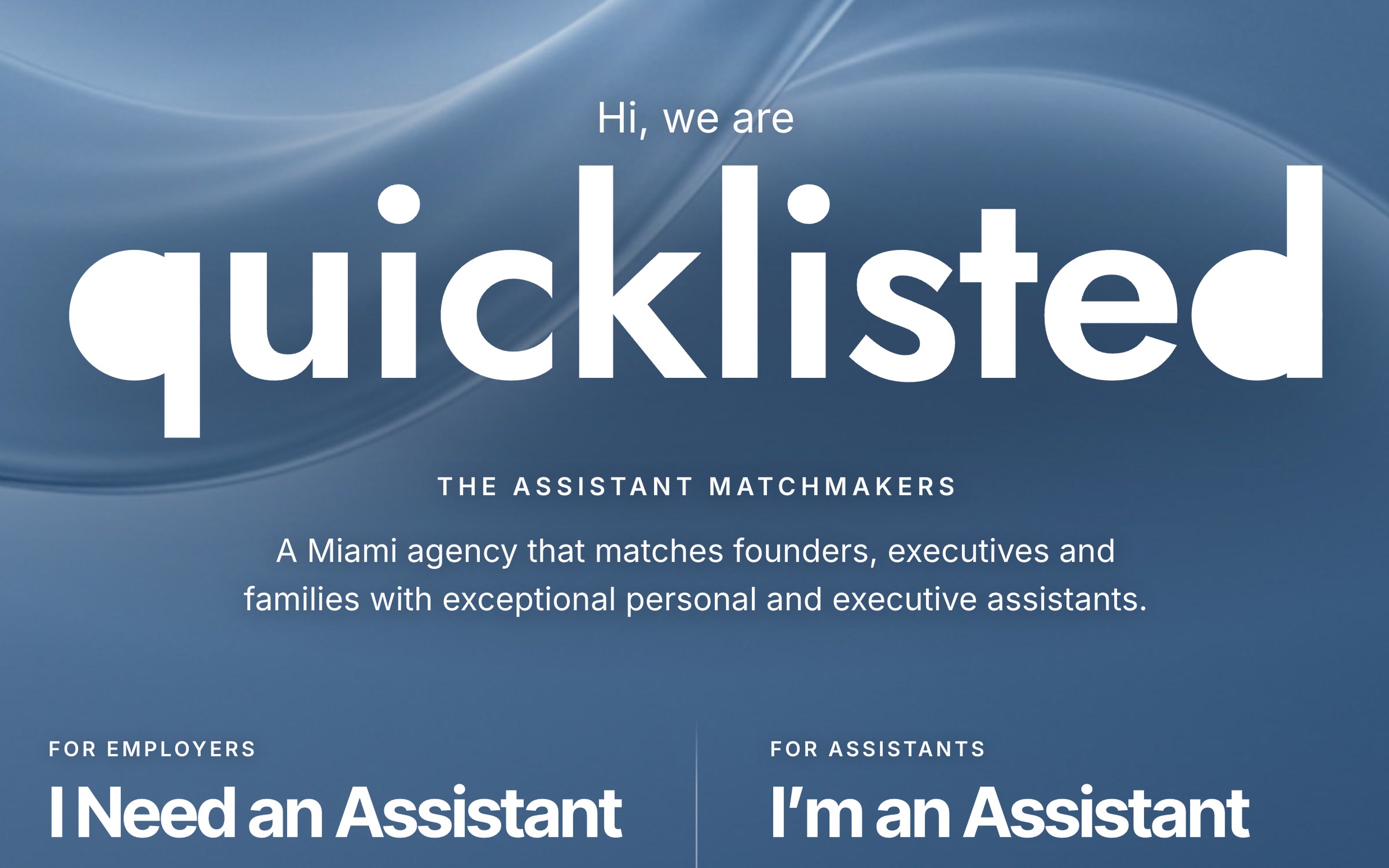 New Quicklisted website by Markito