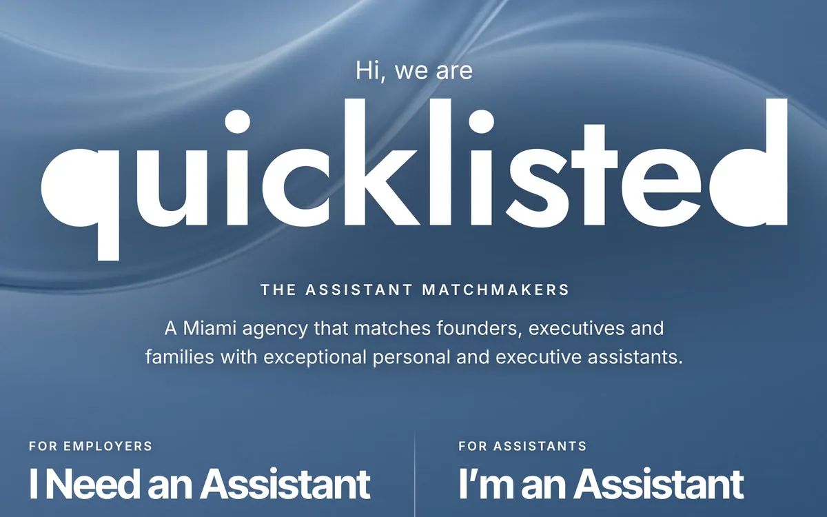 New Quicklisted website by Markito