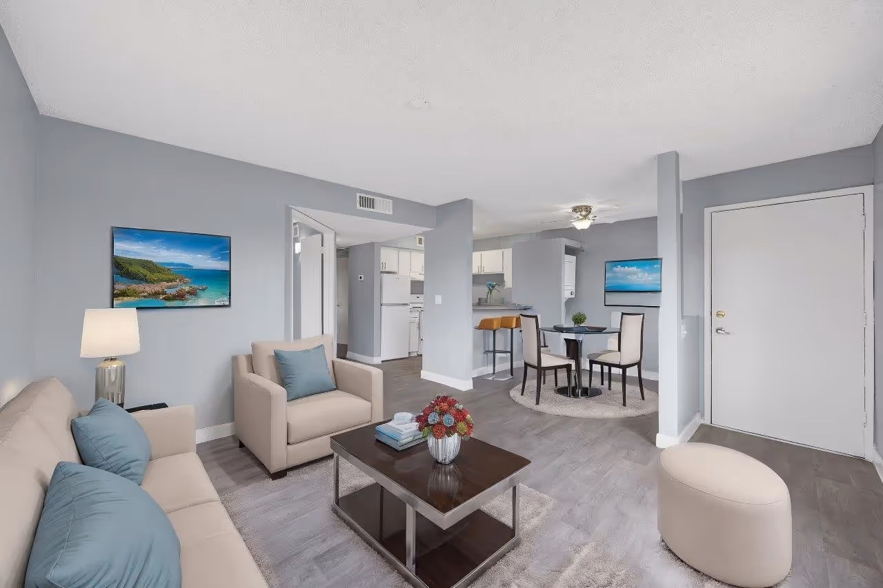 Living room with couch