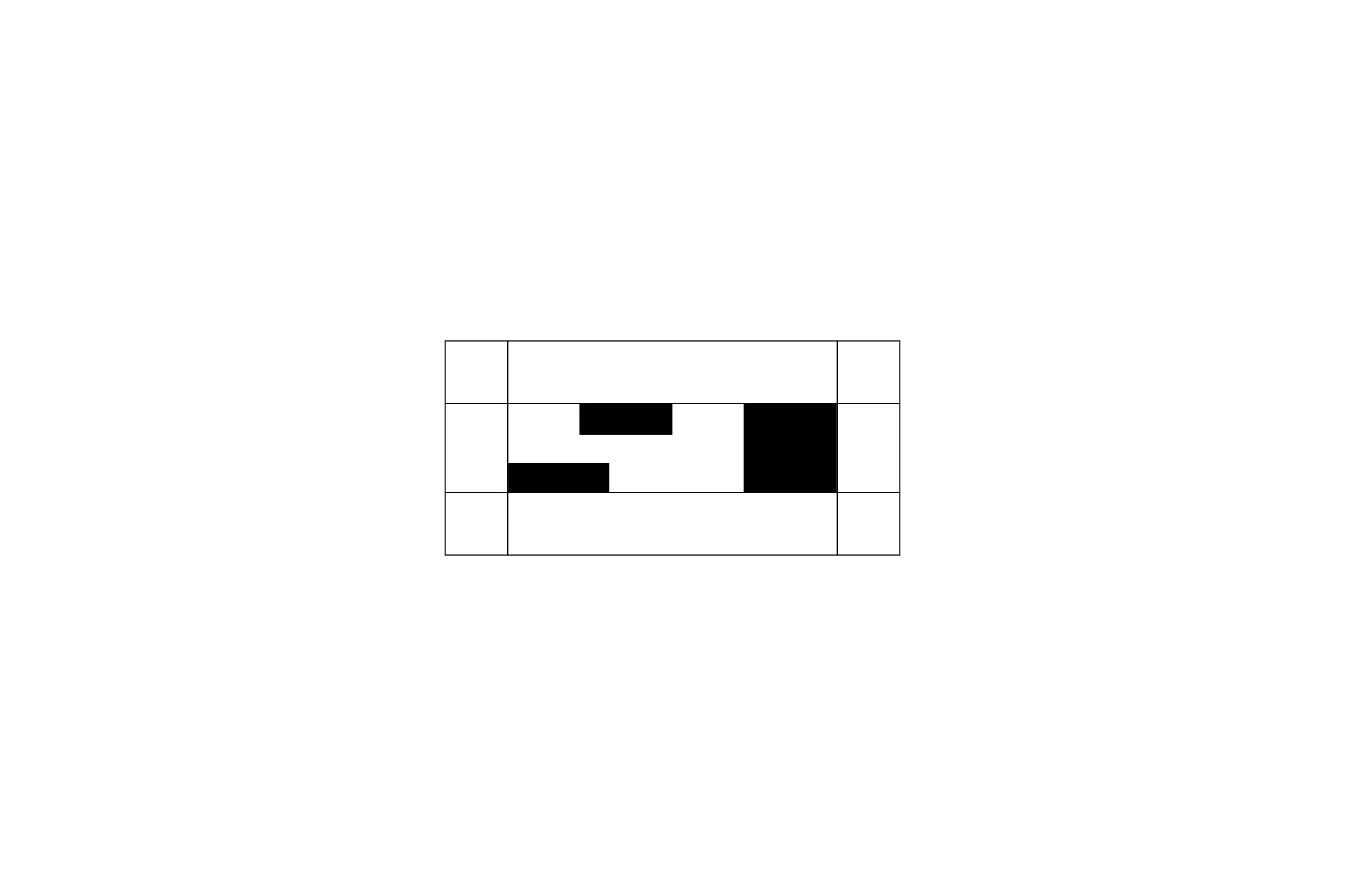 Inverted deconstructed form of the Secret City monogram. 