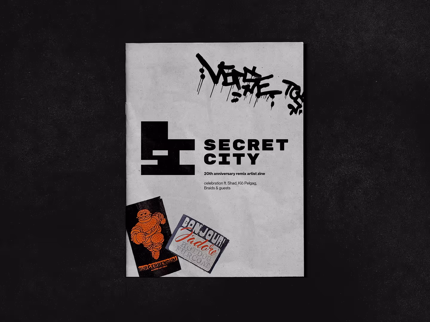 A cover for a Secret City Records zine.