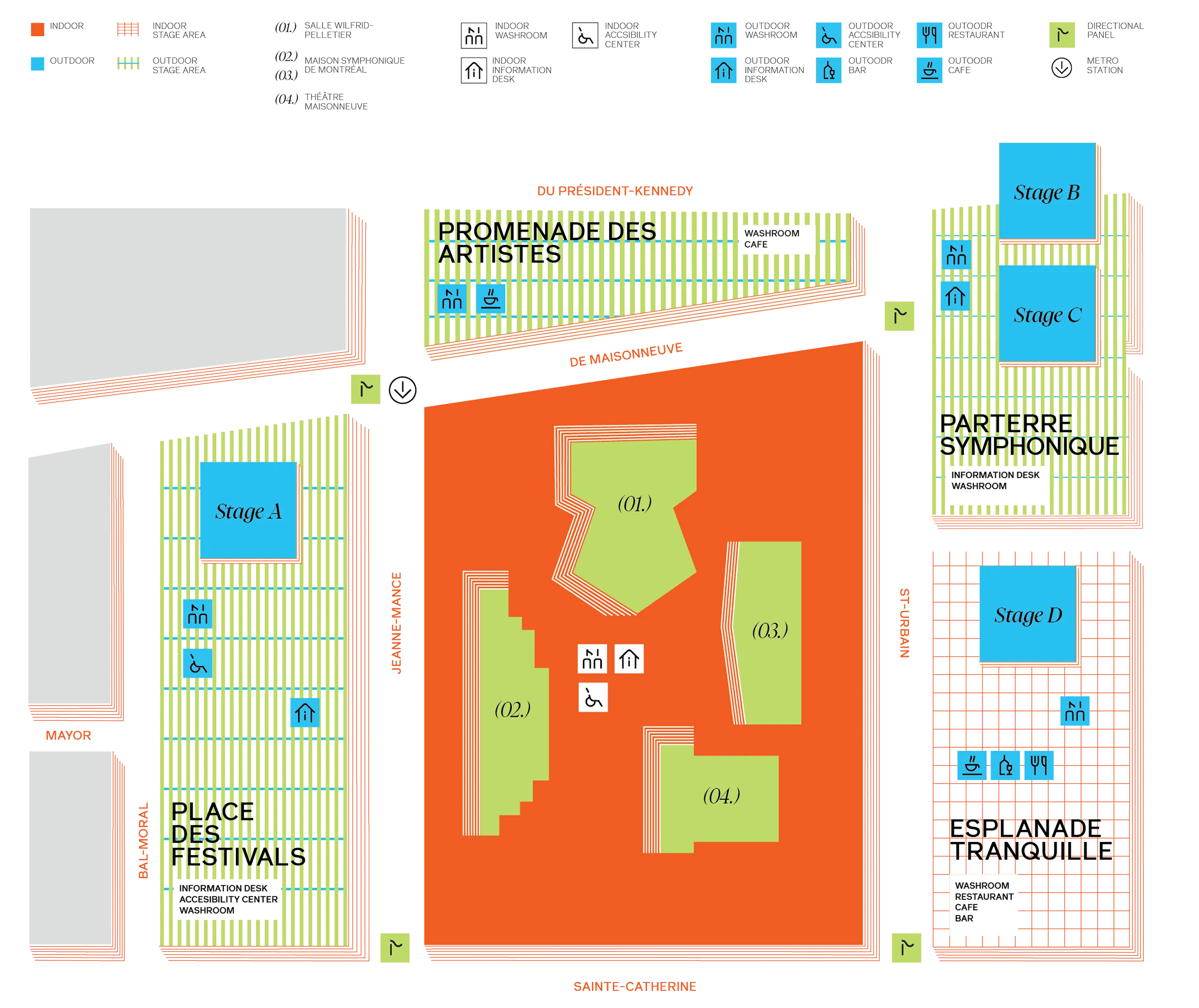 A festival map.