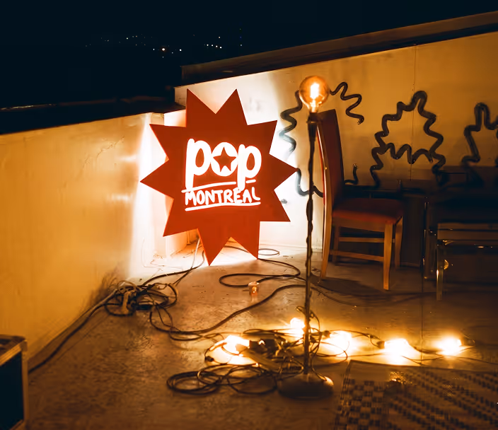 Pop Montreal night festival.