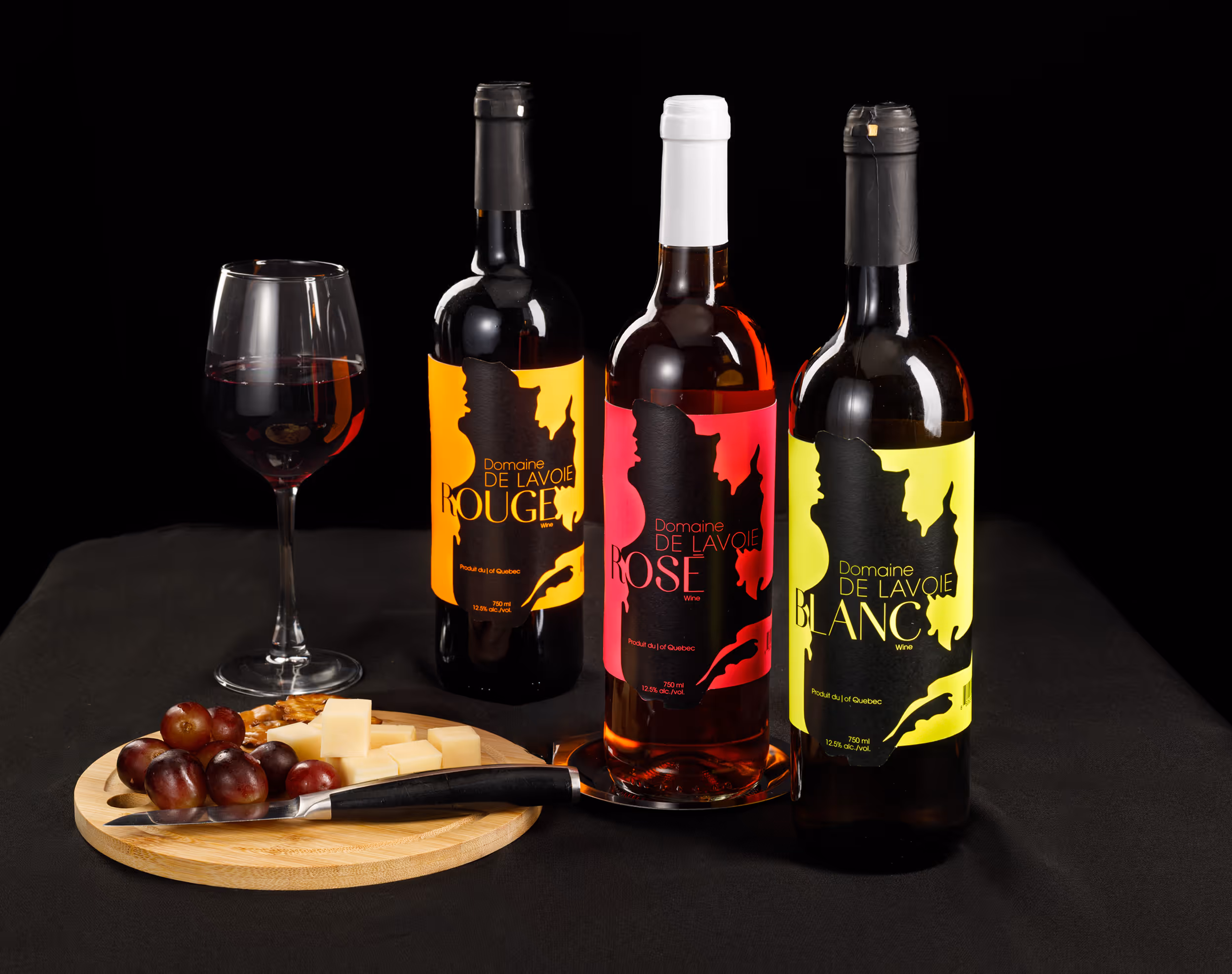 Wine bottles project