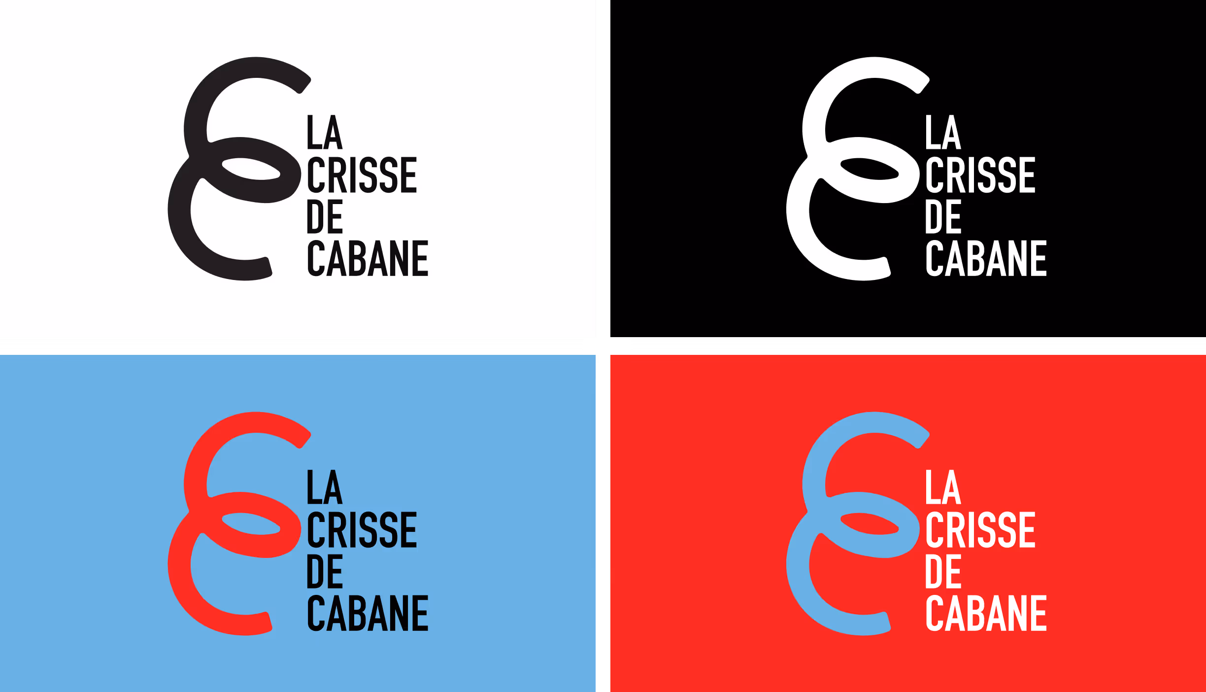 multiple logo for la crisse de cabane