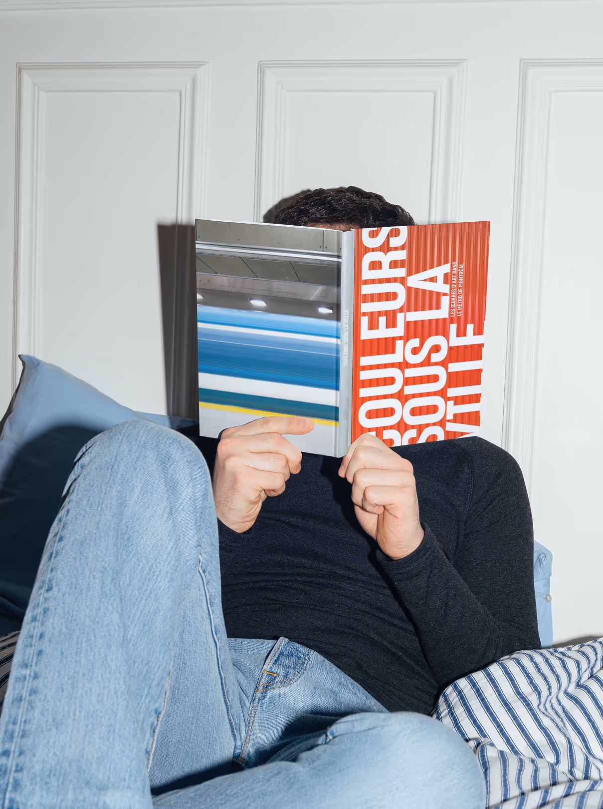 Somebody reading a book