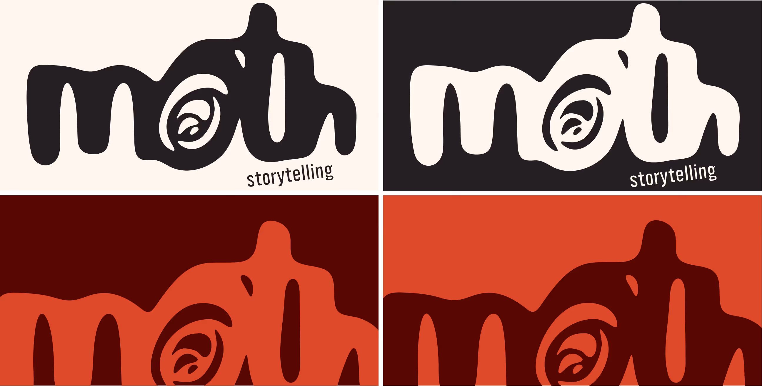multiple moth logo