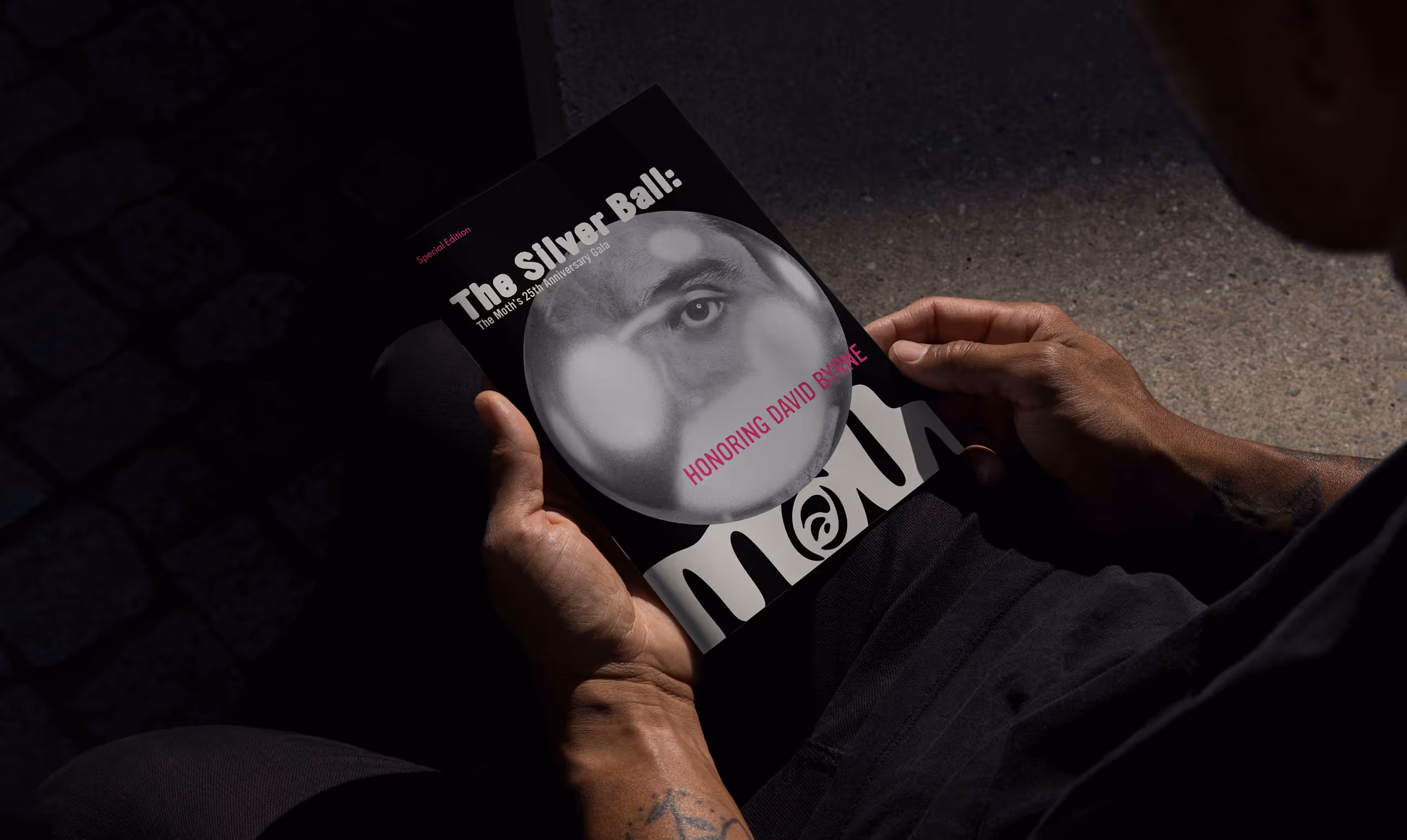 Magazine cover for the moth