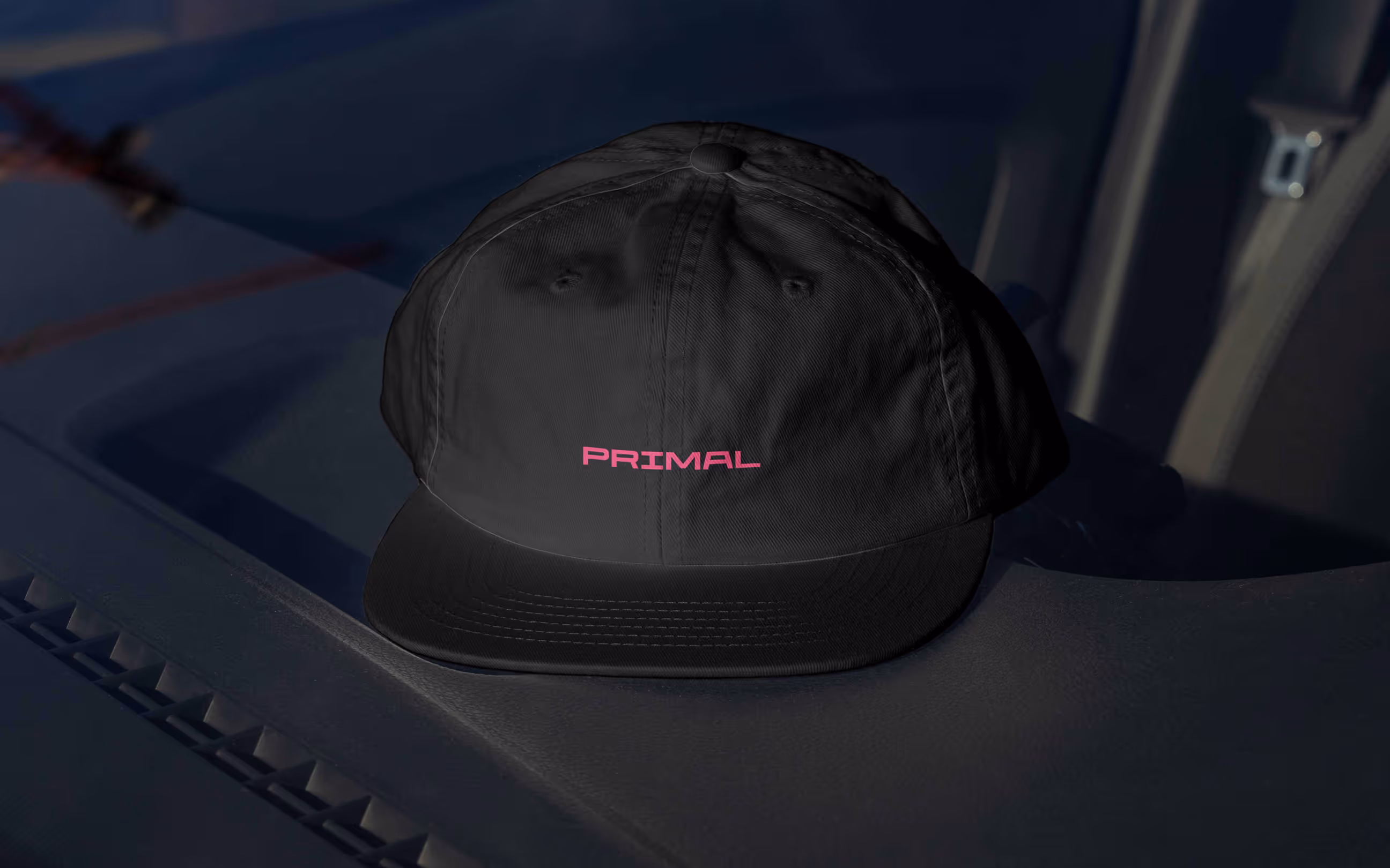 Cap written primal on it