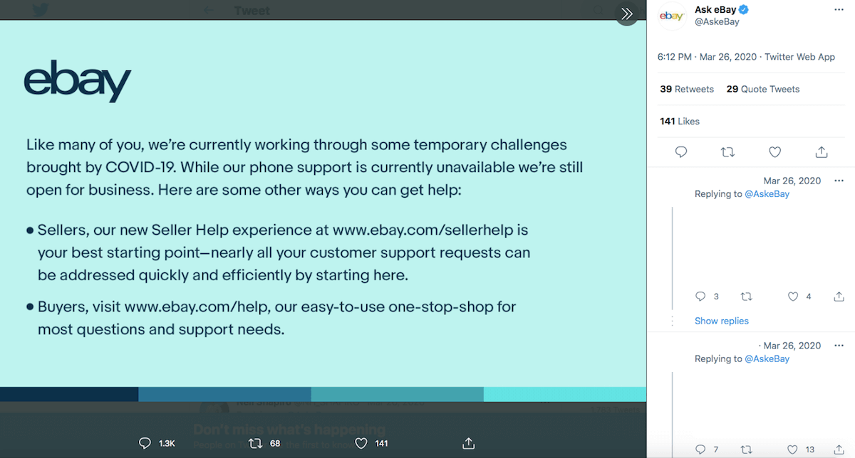 eBay Social Media - How to Contact eBay Customer Service - Replyco Helpdesk Software for eCommerce
