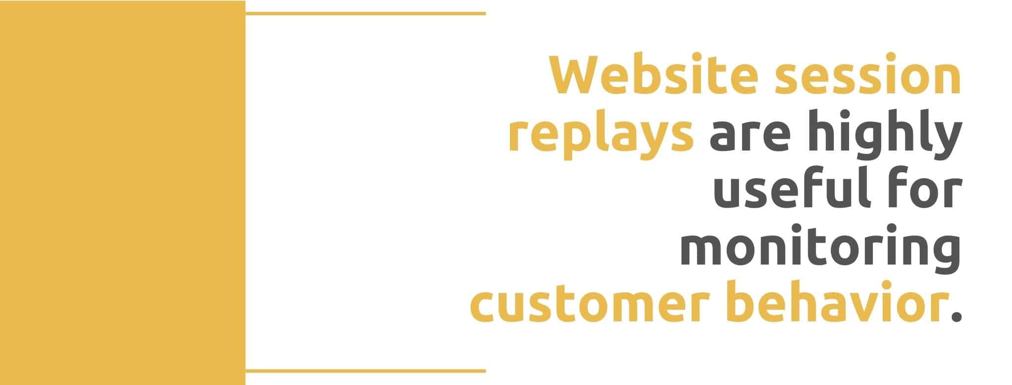 Website session replays are highly useful for monitoring customer behavior - 22 Ways to Collect Customer Feedback - Replyco
