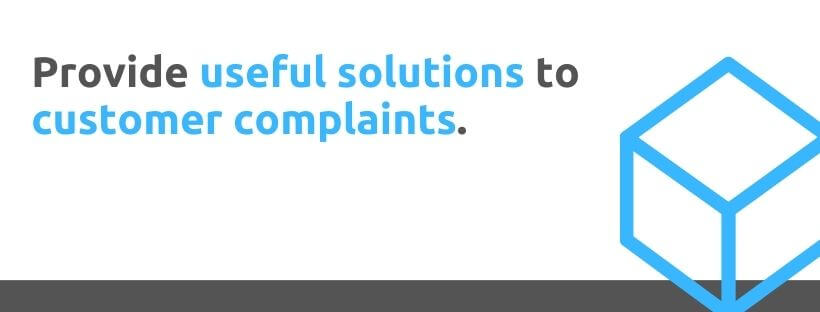 Provide Useful Solutions to Customer Complaints - Replyco Helpdesk Software for eCommerce