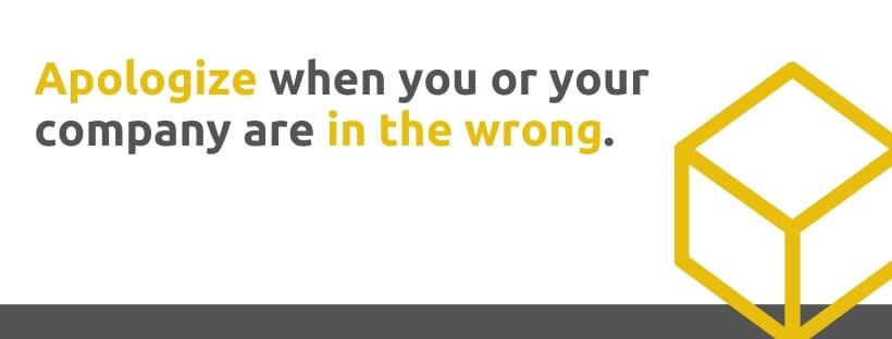 Own up to your mistakes - Replyco Helpdesk Software for eCommerce