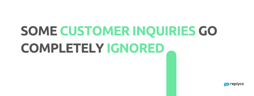 Customer Inquiry Ignored - Replyco Helpdesk Software for eCommerce