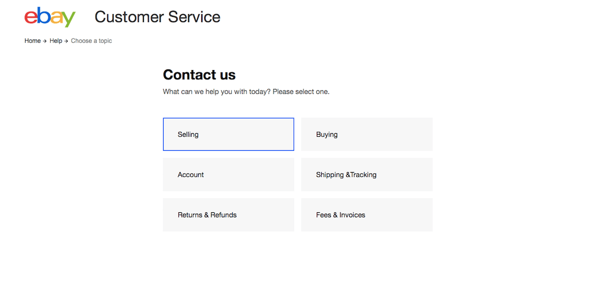 eBay Live Chat Step 2 - How to Contact eBay Customer Service - Replyco Helpdesk Software for eCommerce