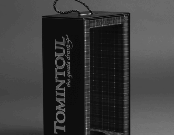 Custom wine rigid box with window - distillpack.com