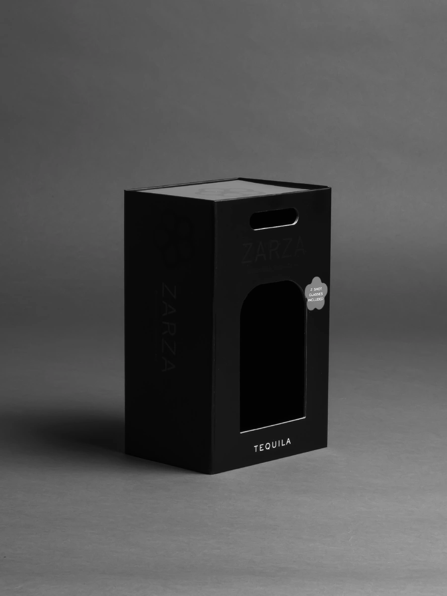 Custom wine rigid box with window - distillpack.com