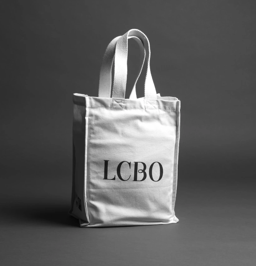 Custom organic cotton wine bag - distillpack.com