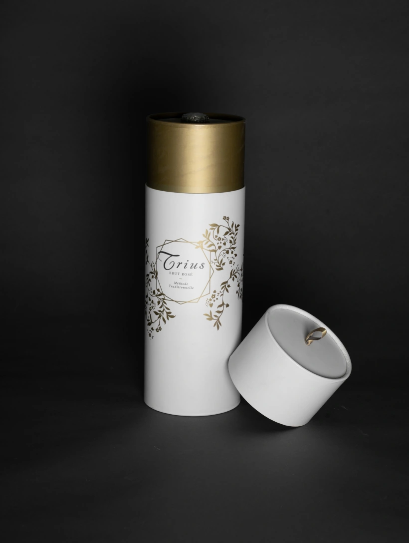 Custom premium wine rigid tubes for gift - distillpack.com