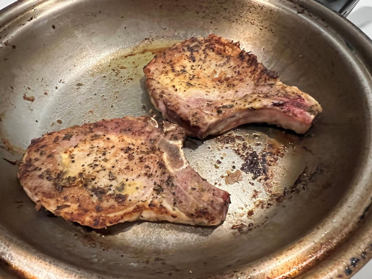 Pan Seared Pork Chops