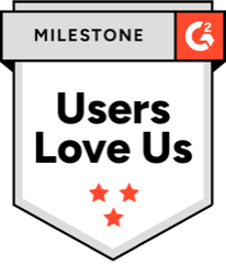 G2 Users Love Us badge