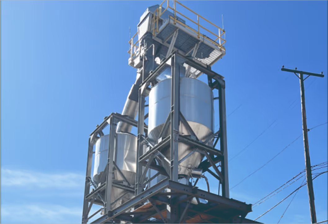 Outdoor view of system