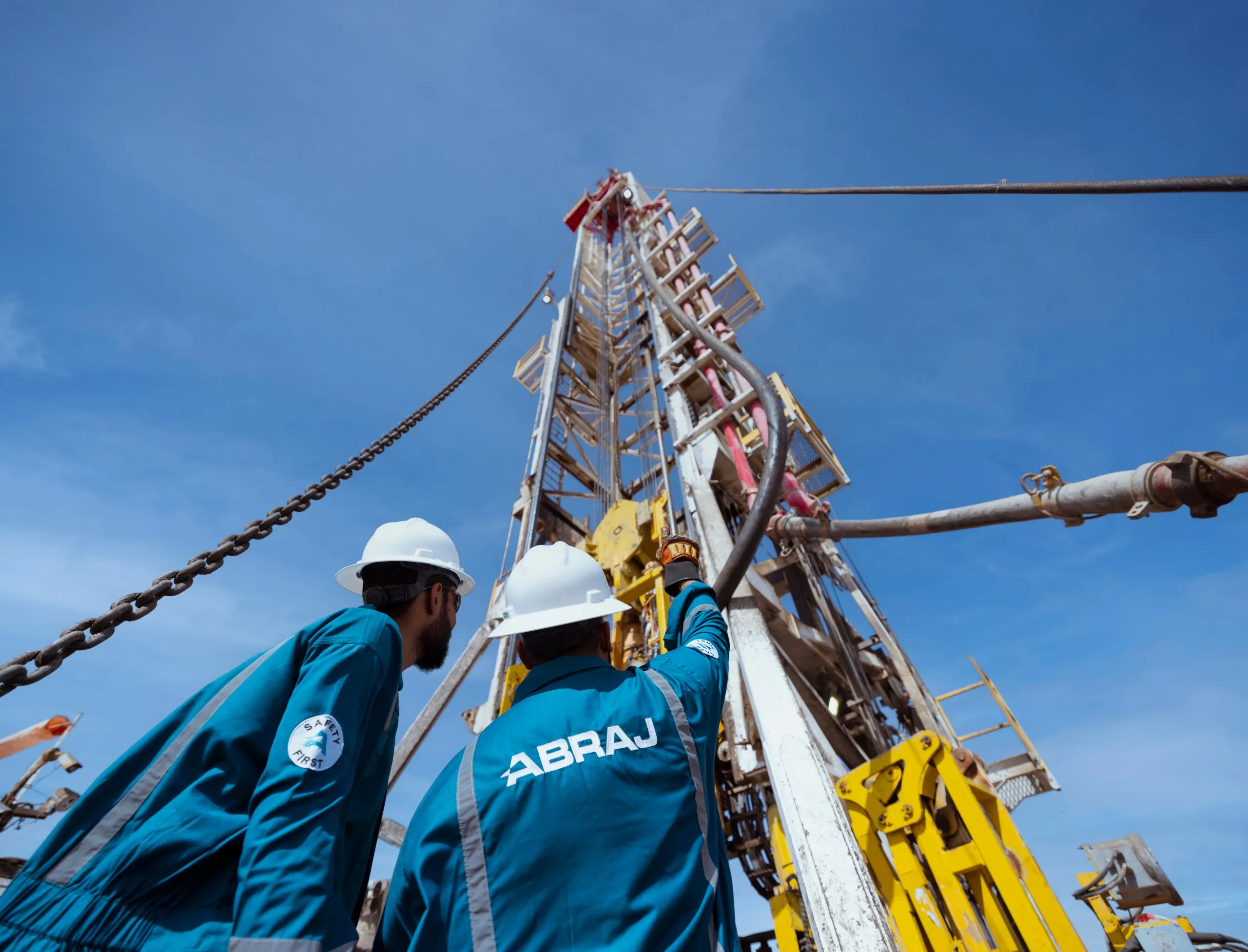 ABRAJ crew on the rig floor