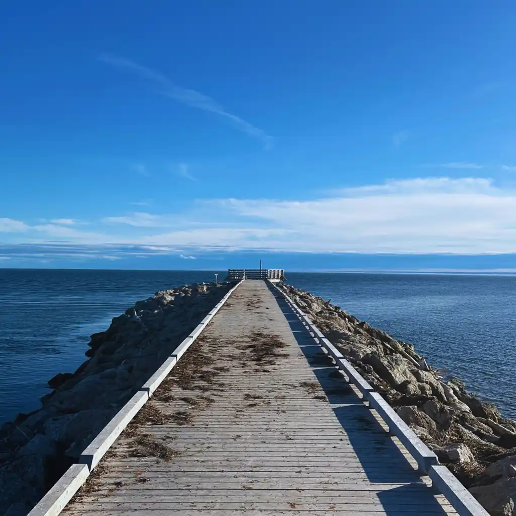 Promenade dans la mer
