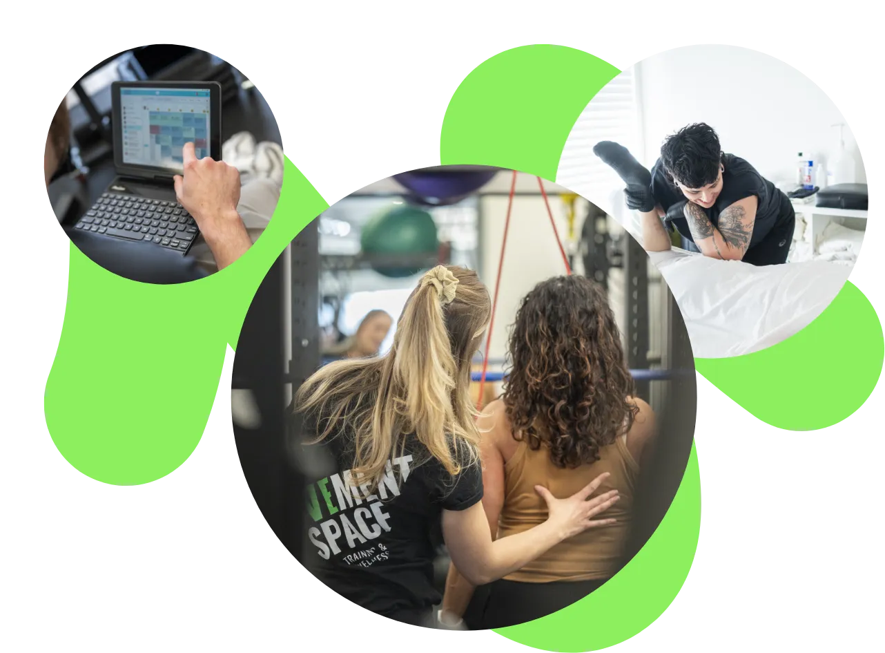 Hands-on assessment and movement rehab session at Movement Space Orillia