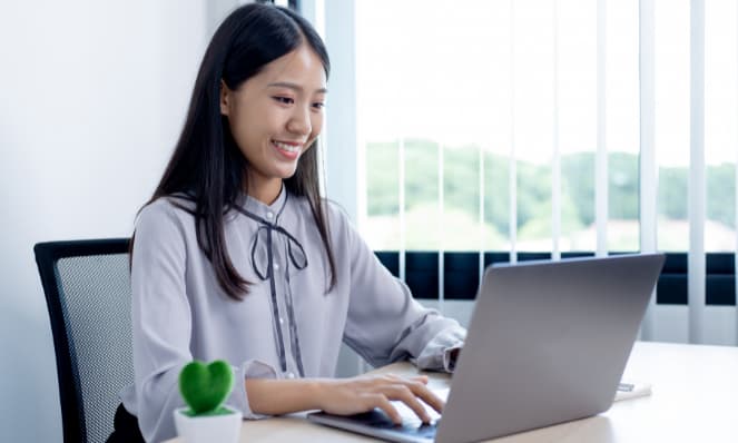 outsourcing solution for startupremote employee in laptop
