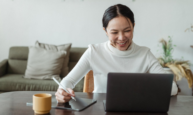 working from home