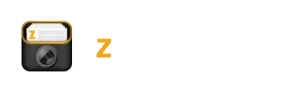 zInspector logo with a stylized camera icon and bold text